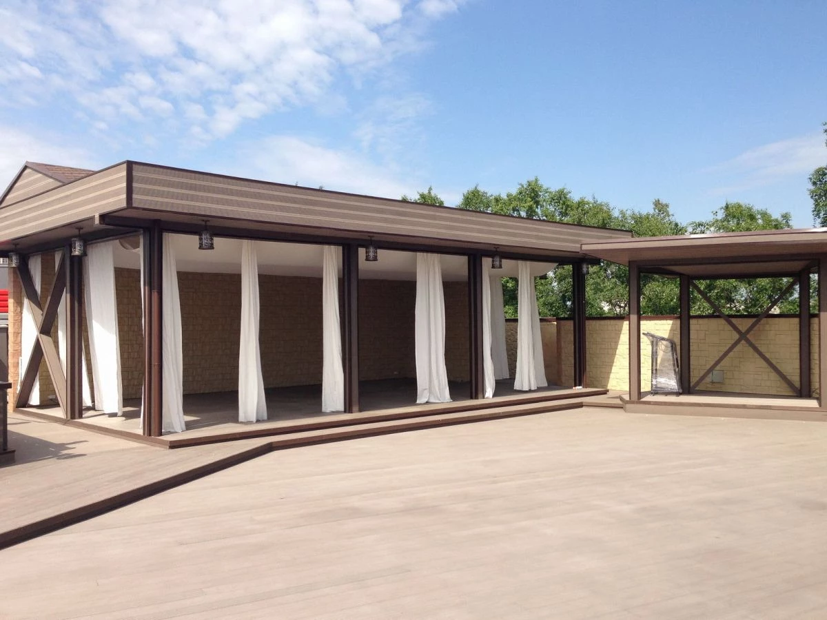 Бесшовная террасная доска Holzhof