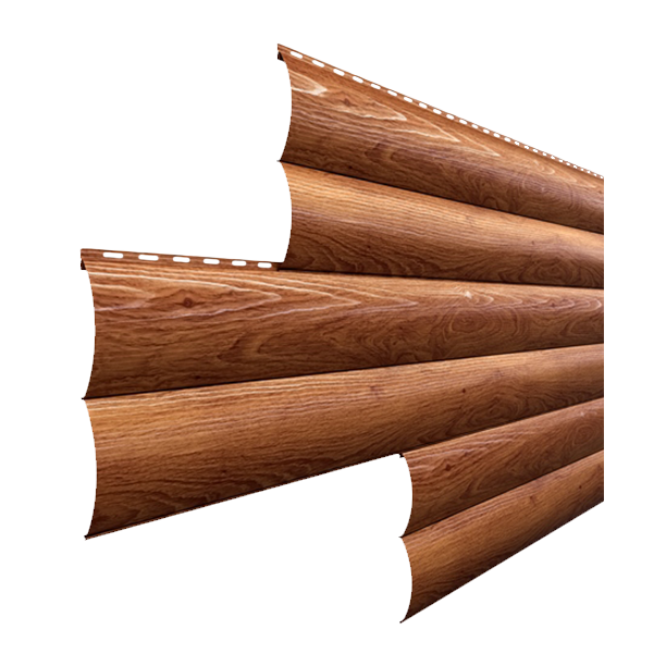 Металлический сайдинг МП Woodstok Волна Полиэстер