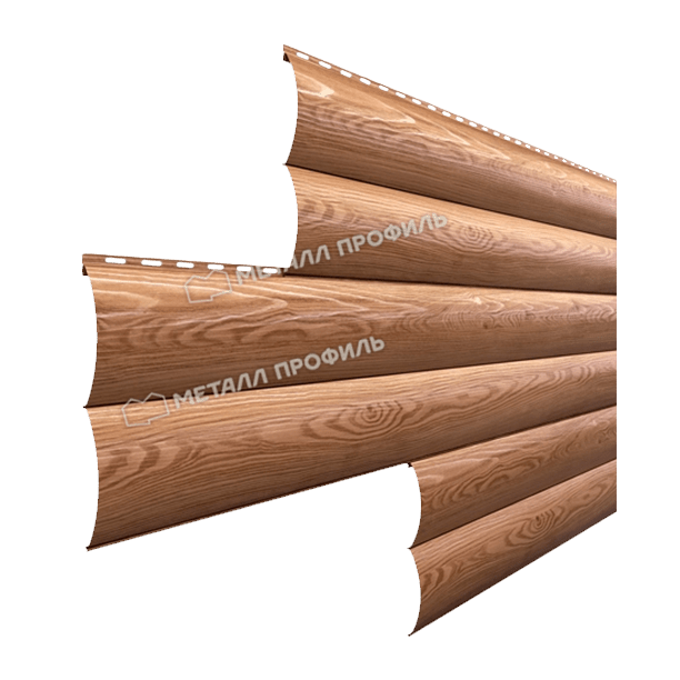 Металлический сайдинг МП Woodstok Гладкий ECOSTEEL®