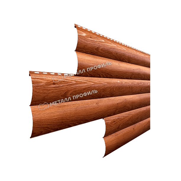 Металлический сайдинг МП Woodstok Накатка Полиэстер