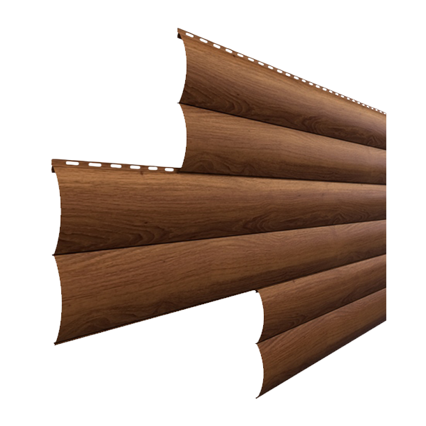 Металлический сайдинг МП Woodstok Волна Полиэстер