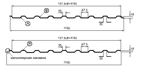 Профнастил МП20