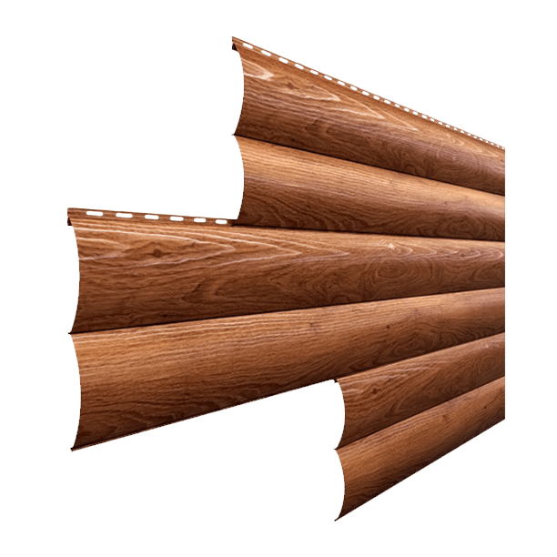 Металлический сайдинг МП Woodstok Гладкий ECOSTEEL®