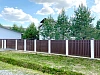 Штакетник MODERN полиэстер двухсторонний