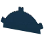 Заглушка конька круглого простая