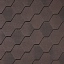Черепица Quiet Tile Rombica коричневый